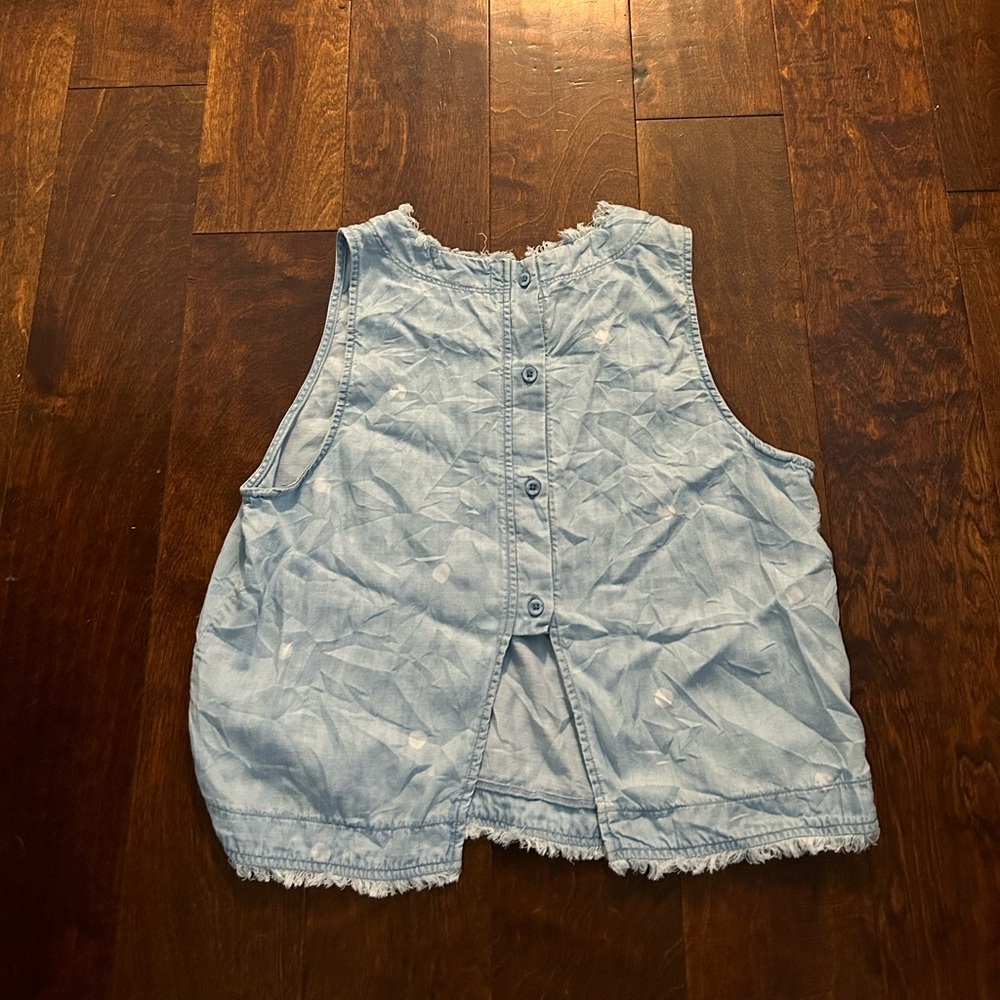 Anthropologie Cloth and Stone polka dot top - Picture 3 of 4
